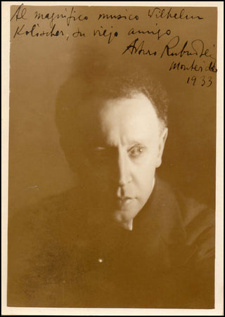 Rubinstein, Arthur. (1887–1982) & Rubinstein, Nela. (1909–2002) Signed Photographs to Wilhelm Kolischer