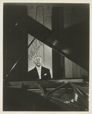 Rubinstein, Arthur. (1887–1982) [Karsh, Yousuf. (1908–2002)] Signed Photograph