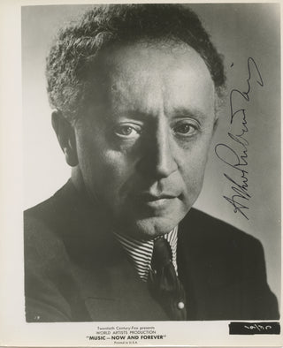 Rubinstein, Arthur. (1887–1982) Signed Photograph