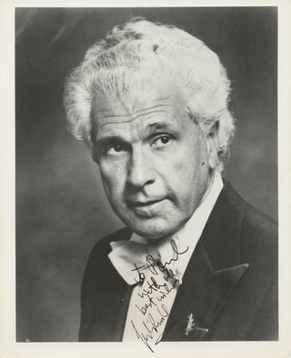 Rudel, Julius. (1921–2014) Signed Photograph