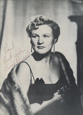 Russell, Anna. (1911–2006) Signed Souvenir Program