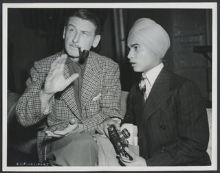 Sabu. (1924–1963) & Cronwell, John. (1887–1979) Original Press Photograph