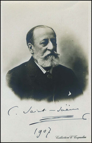 Saint-Saëns, Camille. (1835-1921) Signed Photograph