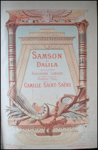 Saint-Saëns, Camille. (1835-1921) Samson et Dalia. Opera en 3 Actes