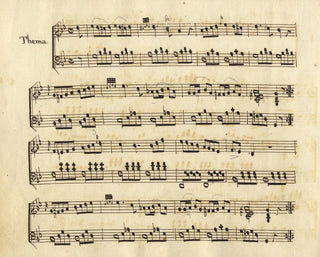 [Sammelband] [Music Iconography] Italian collection of International Piano music in Manuscript Copy ca. 1800, with Unusual Engravings