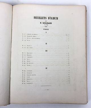 [Schumann, Robert. (1810–1856) & Liszt, Franz. (1811–1886)] Sammelband of 19th-Century Piano Music