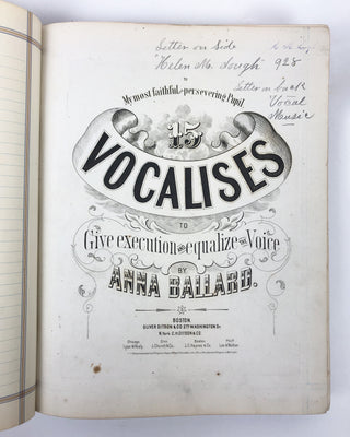 Garcia, Manuel. (1805–1906) & Vaccai, Nicola. (1790–1848) Sammelband of 19th-Century Vocal Treatises