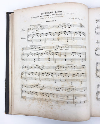 Garcia, Manuel. (1805–1906) & Vaccai, Nicola. (1790–1848) Sammelband of 19th-Century Vocal Treatises