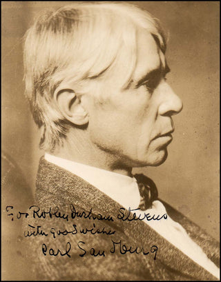 [Literature &amp; Art] Sandburg, Carl. (1878 - 1967) Signed Photograph