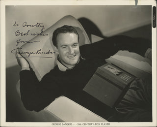 Sanders, George. (1906–1972) Signed Photograph