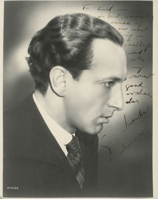 Sándor, György. (1912–2005) Signed Photograph