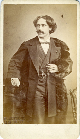 Sarasate, Pablo de. (1844–1908) Early CDV Photograph