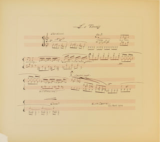 Satie, Erik. (1866-1925) 4 Works from "Sports et Divertissements"