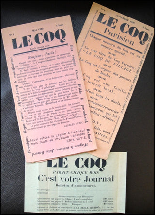 [Satie, Erik. (1866–1925)] [Cocteau, Jean. (1889–1963)] Le Coq - Issues 1 & 4