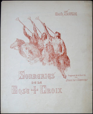 Satie, Erik. (1866-1925) Sonneries de la Rose + Croix