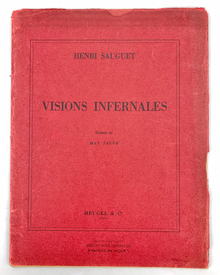 Sauguet, Henri. (1901 - 1989) Visions Infernales. Poèmes de Max Jacob.