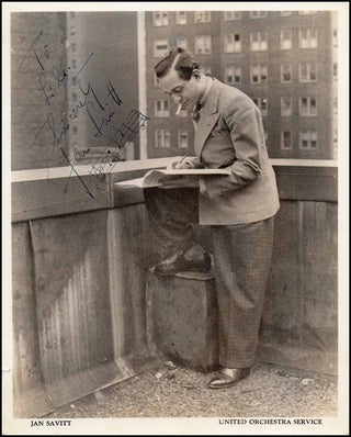 Savitt, Jan. (1907 - 1948) Signed Photograph with AMQS