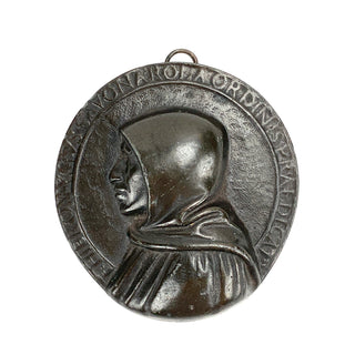 Savonarola, Girolamo. (1452–1498) [Robbia, Francesco della. (1477 - 1527) AFTER]  Uniface Portrait Medal