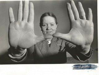 Sayao, Bidu. (1902–1999) Photograph of the Soprano's Hands, with Palm Reading