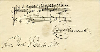 Scharwenka, Xaver. (1850-1924) Autograph Musical Quotation