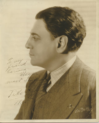 Schipa, Tito. (1888–1965) Signed Photograph