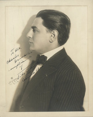 Schipa, Tito. (1888–1965) Signed Photograph from the Ravinia Festival