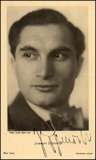 Schmidt, Josef. (1904-1942) Signed Photograph