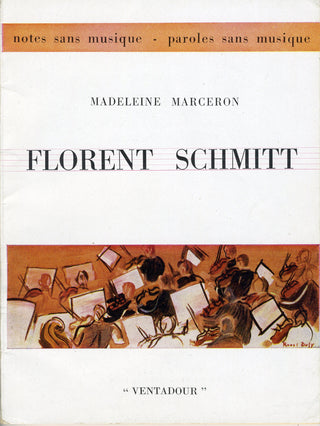 Schmitt, Florent. (1870–1958) Important Collection of Biographical Material and Ephemera, including an Autograph Musical Manuscript, Letters, Photographs, and drafts for an important Biography of the Composer