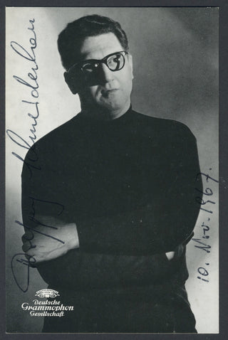 Schneiderhan, Wolfgang. (1915–2002) Signed Photograph