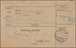 Schoenberg, Arnold. (1874-1951) Signed 1926 Document