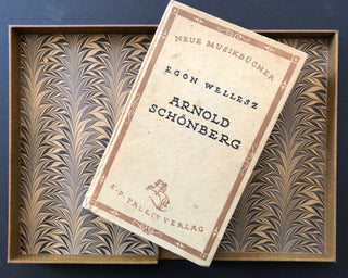 [Schoenberg, Arnold. (1874-1951)] Wellesz , Egon. (1885-1974) "Arnold Schönberg"  - The Earliest Monograph on Schoenberg, Inscribed to Anton Webern