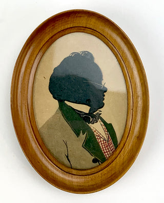 Schubert, Franz. (1797–1828) [Erich Wilke (1879-1936)] Silhouette Portrait in Frame