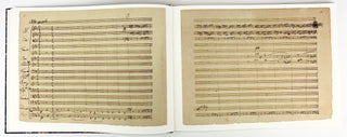 Schubert, Franz. (1797–1828) "Unfinished" Symphony No. 8 – Facsimile of Autograph Manuscript