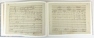 Schubert, Franz. (1797–1828) "Unfinished" Symphony No. 8 – Facsimile of Autograph Manuscript