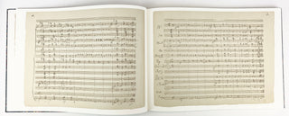 Schubert, Franz. (1797–1828) "Unfinished" Symphony No. 8 – Facsimile of Autograph Manuscript