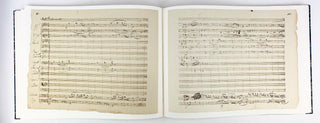 Schubert, Franz. (1797–1828) "Unfinished" Symphony No. 8 – Facsimile of Autograph Manuscript