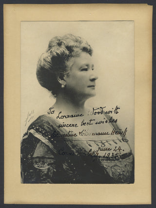 Schumann-Heink, Ernestine. (1861–1936) Signed Photograph