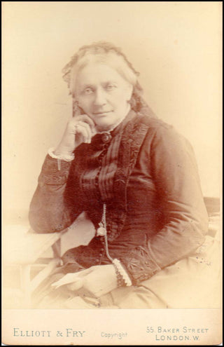 Schumann, Clara. (1819–1896) Original Cabinet Photograph