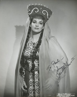 Scovotti, Jeanette. (b. 1936) Signed Photograph in "Boris Godunov"