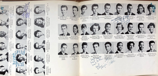 Hujar, Peter. (1934 - 1987) Signed Yearbook