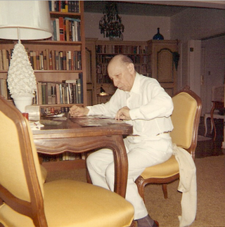 [Stravinsky, Igor. (1882–1971)] Wooden Tea Table from the Stravinsky Collection