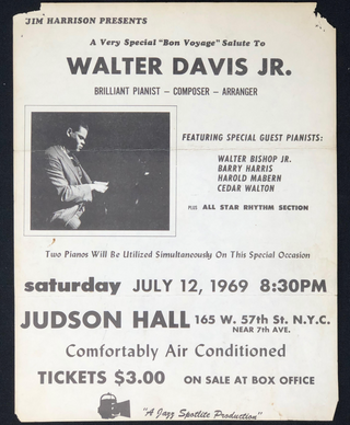 Davis Jr., Walter. (1932–1990) Collection of Original Photographs