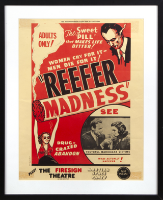 [Marijuana] [Film & Theatre] "Reefer Madness" - Reproduction Poster