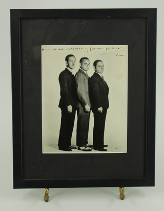 Gershwin, Ira. (1896–1983) [Gershwin, George. (1898–1937) & Bolton, Guy. (1884–1979)] Facsimile Signed Photograph