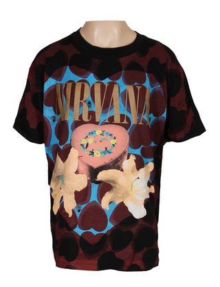 [Nirvana] Rare 1993 "Heart Shaped Box" T-Shirt