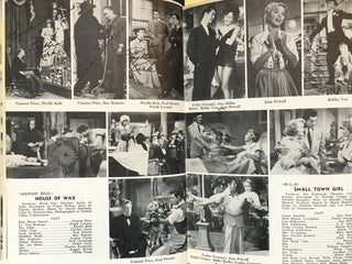 [Screen World] Hepburn, Audrey. (1929–1993) & Angeli, Pier. (1932–1971) & Price, Vincent. (1911–1993) & Lollobrigida, Gina. (b. 1927) & Weismuller, Johnny. (1904–1984) & Perkins, Anthony. (1932–1992) & Belafonte, Harry. (b. 1927) & Caron, Leslie. (b. 1931