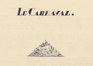 Satie, Erik. (1866-1925) 4 Works from "Sports et Divertissements"