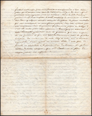 Scribe, Eugene.  (1791-1861) Autograph Letter and Manuscript