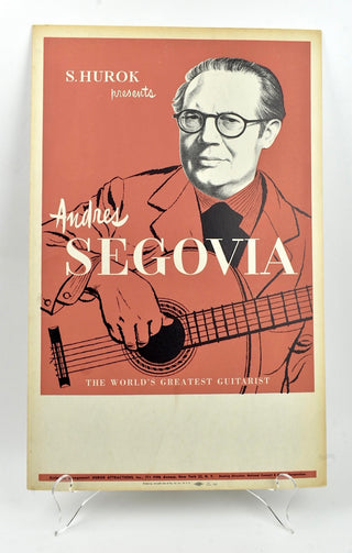 Segovia, Andrés. (1893–1987) The World's Greatest Guitarist Poster