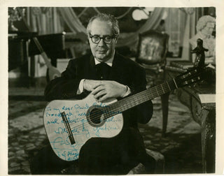 Segovia, Andrés. (1893–1987) Signed Photograph